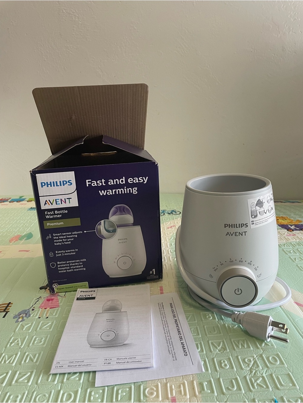 Philips Avent Fast Bottle Warmer in White